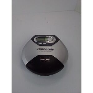 Philips AX5112/17 Portable CD Player Jogproof 45s ESP Silver Black Used Tested
